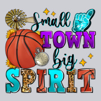 Small Town Big Spirit Basketball Heavyweight Sweatshirt | Teevron