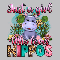 Just A Girl Who Loves Hippos Long Sleeve Tee | Teevron