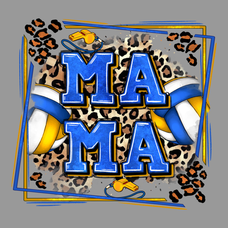 Volleyball Mama With Leopard Vintage Hoodie by Zillion Design Studio | Teevron