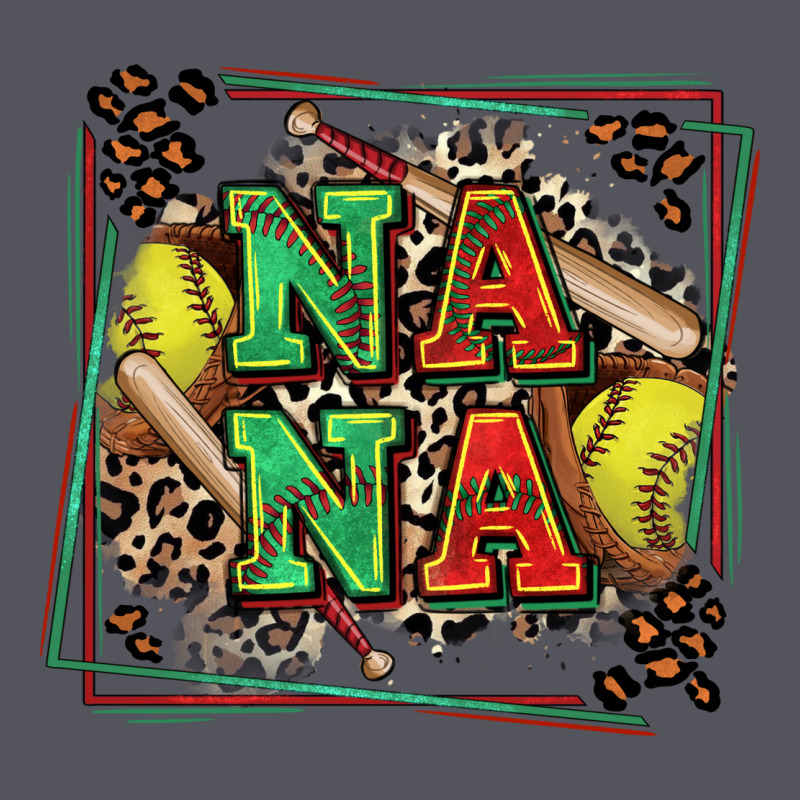 Softball Nana With Leopard Vintage Hoodie by Zillion Design Studio | Teevron