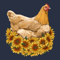 Chicken With Sunflowers Heavyweight Sweatshirt | Teevron