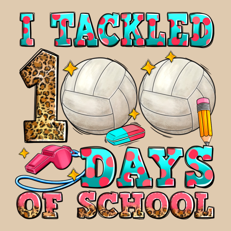 I Tackled 100 Days Of School Volleyball Heavyweight Sweatshirt by Zillion Design Studio | Teevron