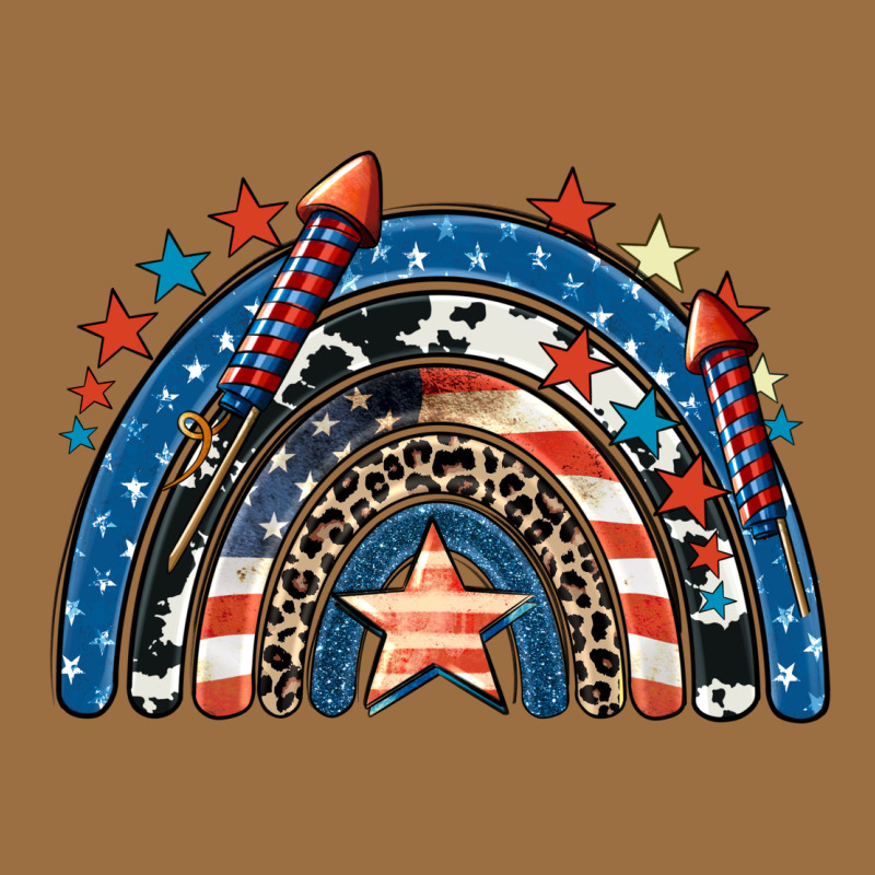 American Rainbow 4th Of July Vintage Tee by CowGirlArtShop | Teevron