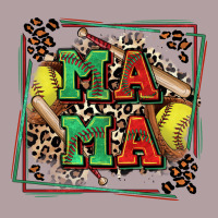Softball Mama With Leopard Vintage Hoodie | Teevron