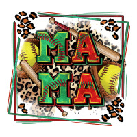 softball mama with leopard | Teevron