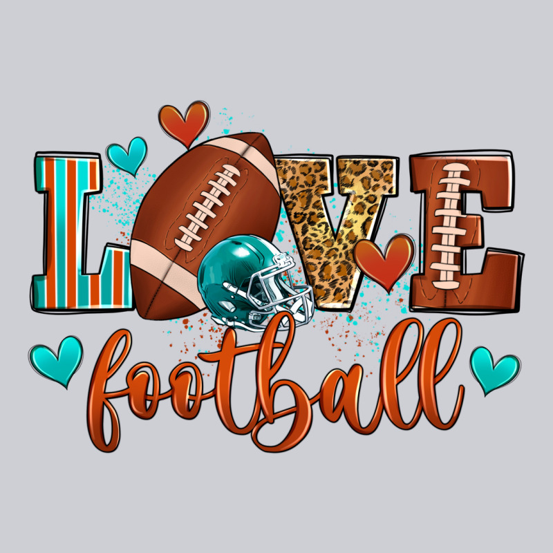 Love Football Heavyweight Sweatshirt by Zillion Design Studio | Teevron