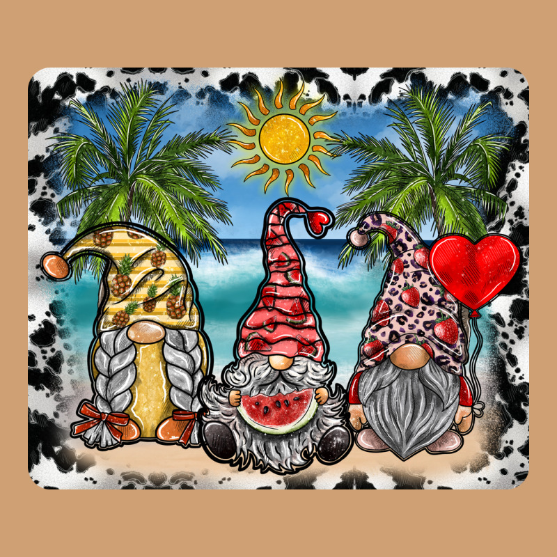 Summer Gnome Mousepad Vintage Tee by SublimationCraftShop | Teevron