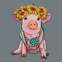Sunflower Pig With Gemstone Heavyweight Sweatshirt | Teevron