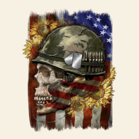 Army Skull 4th Of July Vintage Tee | Teevron