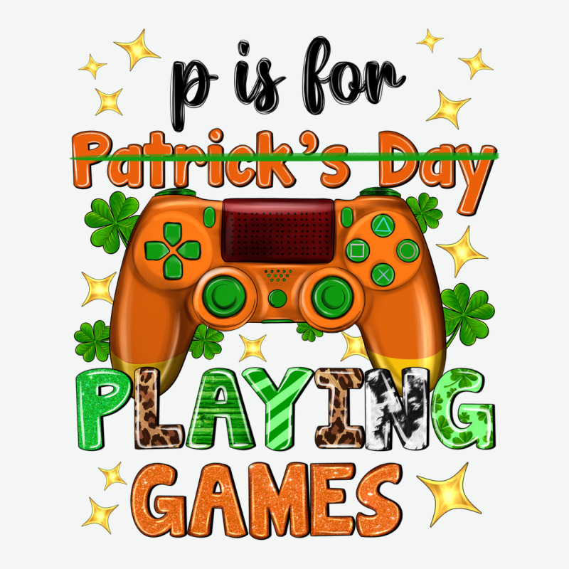 P Is Patrick's Day Playing Games Urban Heavy Tee by Neo Western | Teevron