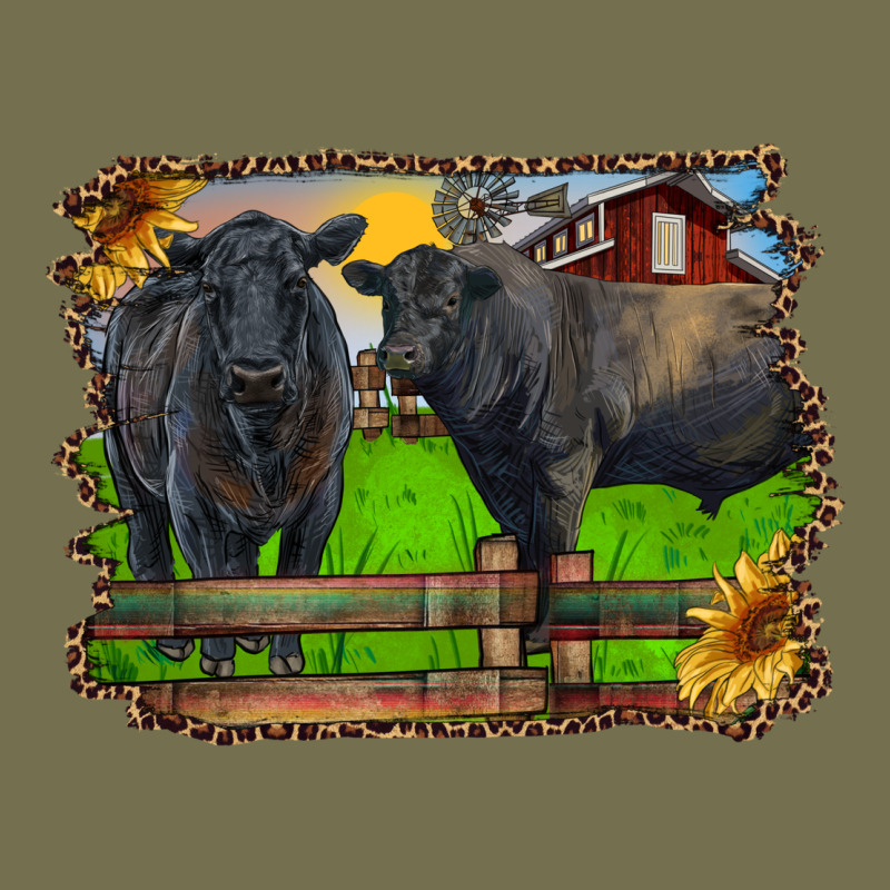 Black Angus Cattle And Bull In Barnyard Vintage Hoodie by RanaPortraitStore | Teevron