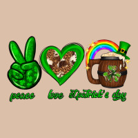 Peace Love Luck St. Patrick's Day Urban Heavy Tee | Teevron