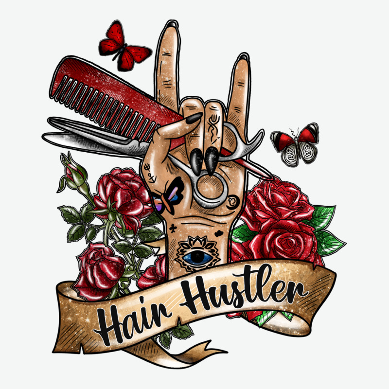 Hair Hustler 3 Urban Heavy Tee by SublimationCraftShop | Teevron