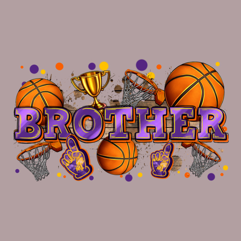 Brother Basketball Vintage Hoodie by Zillion Design Studio | Teevron