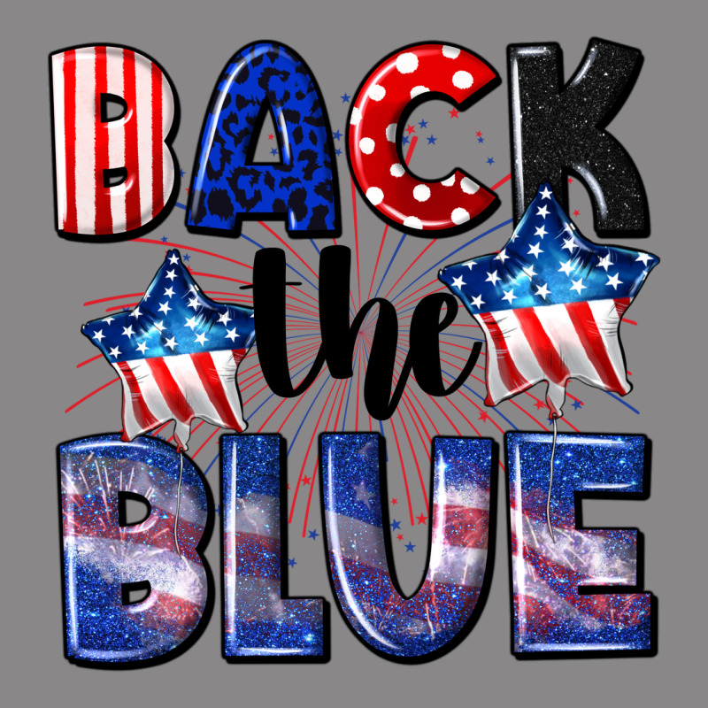 Back The Blue 4th Of July Vintage Tee by CowGirlArtShop | Teevron