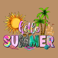 Hello Summer With Sun Vintage Hoodie | Teevron