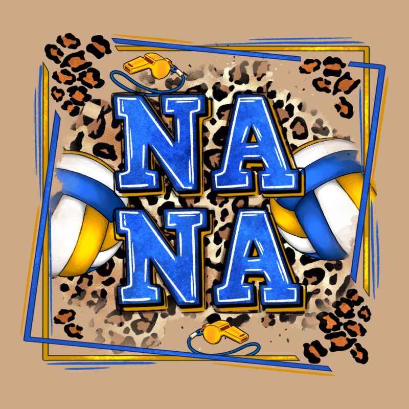 Volleyball Nana With Leopard Vintage Hoodie by Zillion Design Studio | Teevron
