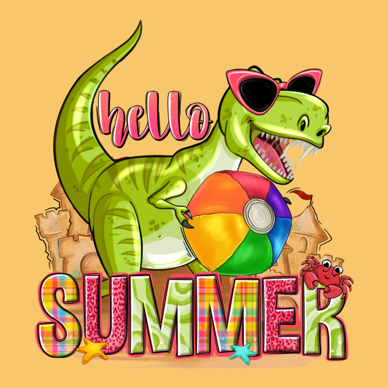 Hello Summer Rex Vintage Hoodie by texasbilliewilder | Teevron