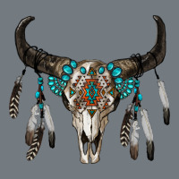 Boho Bull Skull Heavyweight Sweatshirt | Teevron