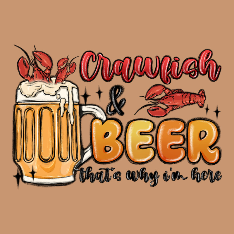 Crawfish And Beer That's Why I'm Here Heavyweight Hoodie by MaliasSmallBusiness | Teevron