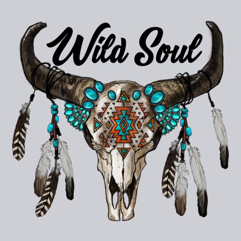 Wild Soul Boho Skull Heavyweight Sweatshirt by RanaPortraitStore | Teevron