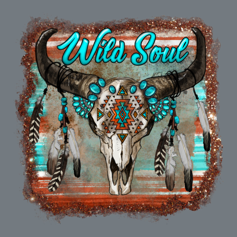 Wild Soul Boho Skull With Background Heavyweight Sweatshirt by RanaPortraitStore | Teevron