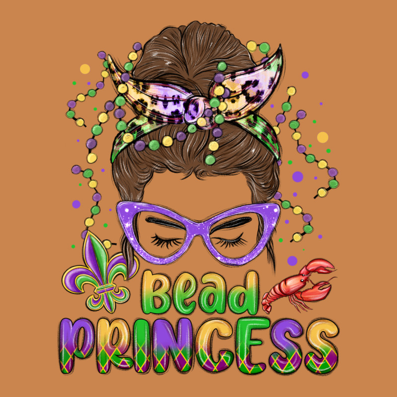 Bead Princess Messy Bun Mardi Gras Heavyweight Hoodie by MaliasSmallBusiness | Teevron