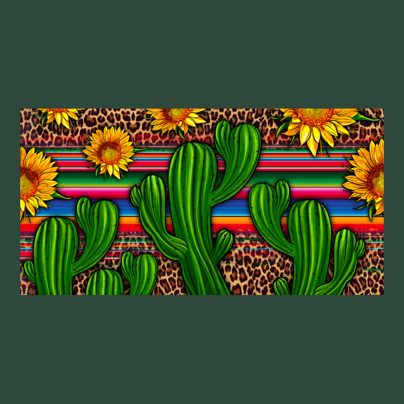 Sunflowers And Cactus License Plate Zipper Hoodie by Artiststas | Teevron