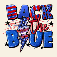 Back The Blue With Lightning Bolt 4th Of July Vintage Tee | Teevron