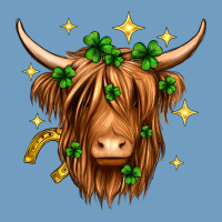 St. Patrick's Day Highland Cow Urban Heavy Tee | Teevron