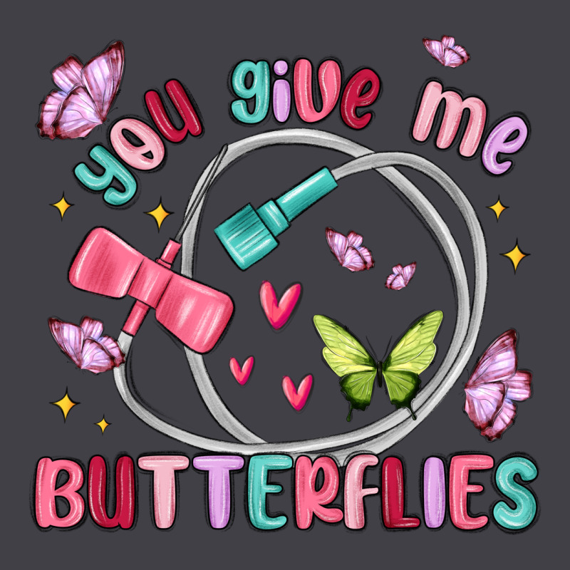 You Give Me Butterflies Heavyweight Hoodie by MaliasSmallBusiness | Teevron