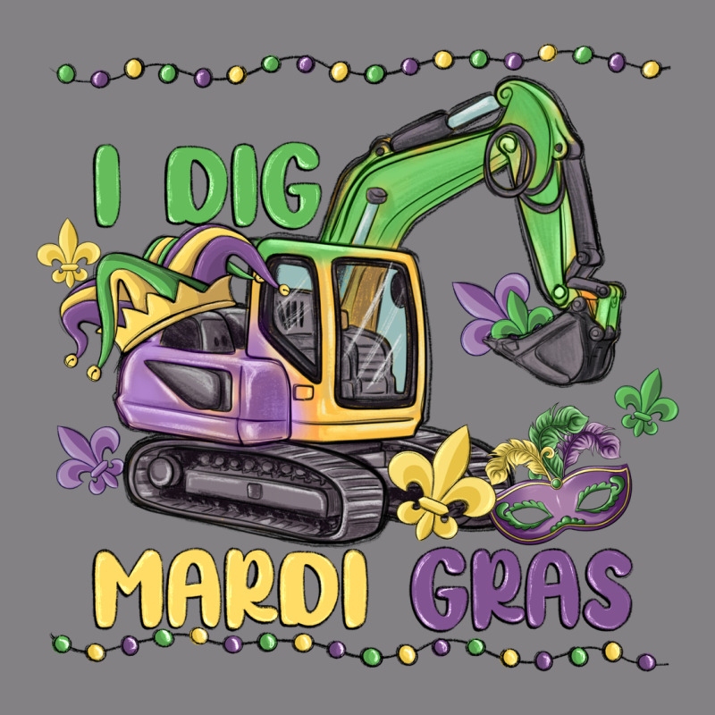 I Dig Mardi Gras Heavyweight Hoodie by MaliasSmallBusiness | Teevron