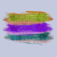 Green Purple Cyan Colored Triple Brush Strokes Long Sleeve Tee | Teevron