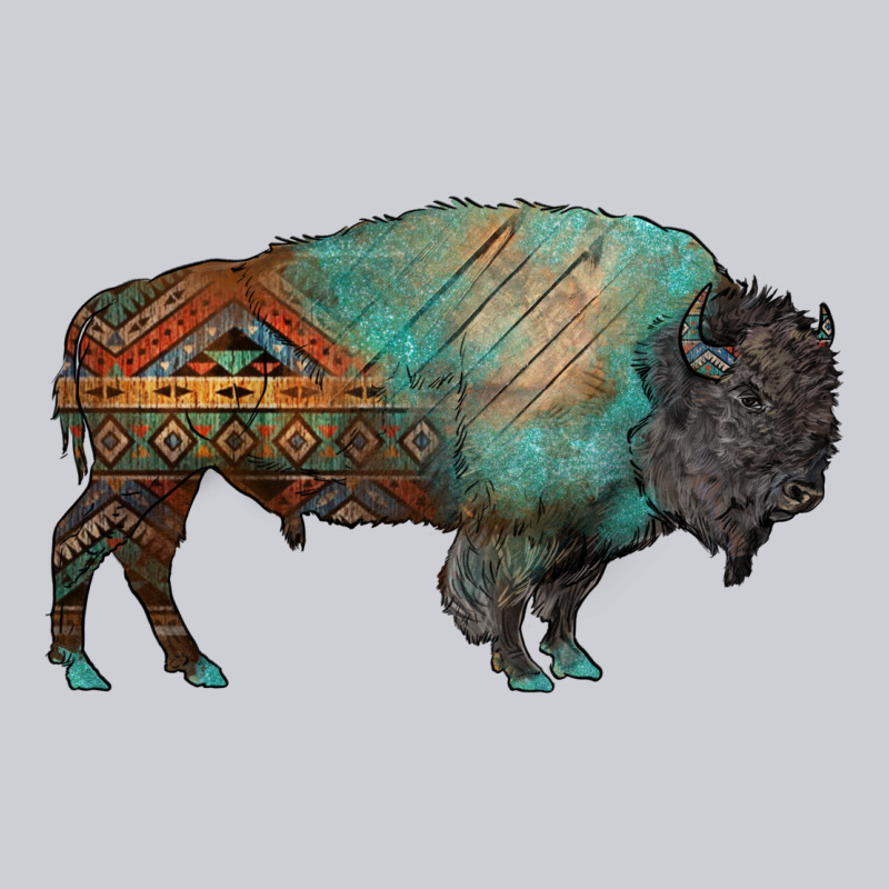 Aztec Bison Heavyweight Sweatshirt by RanaPortraitStore | Teevron