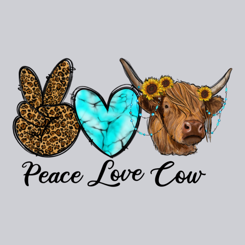 Peace Love Cow Heavyweight Sweatshirt by RanaPortraitStore | Teevron
