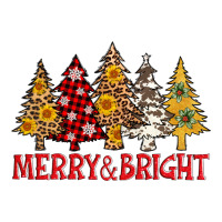 merry and bright leopard christmas trees | Teevron