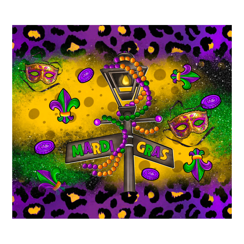 Mardi Gras Street Lights Premium Hoodie by LillyAllenDesigns | Teevron