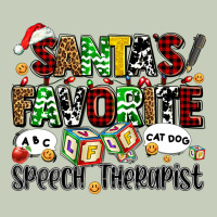 Santas Favorite Speech Therapist Ladies Tee | Teevron