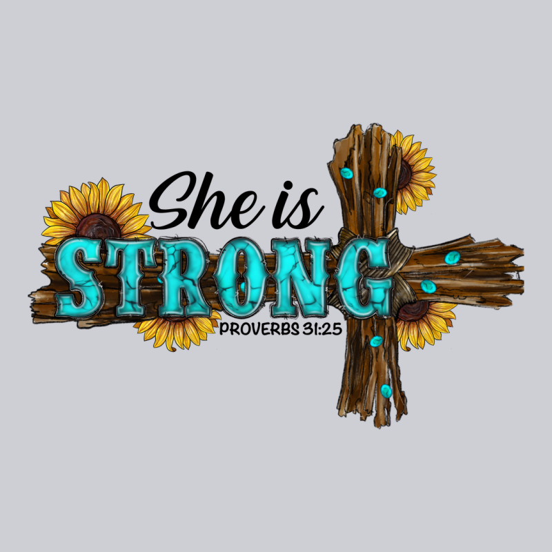 She İs Strong Western Cross Heavyweight Sweatshirt by RanaPortraitStore | Teevron