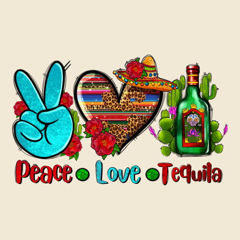 Peace Love Tequila Ladies Tee by AdoDesignShop | Teevron