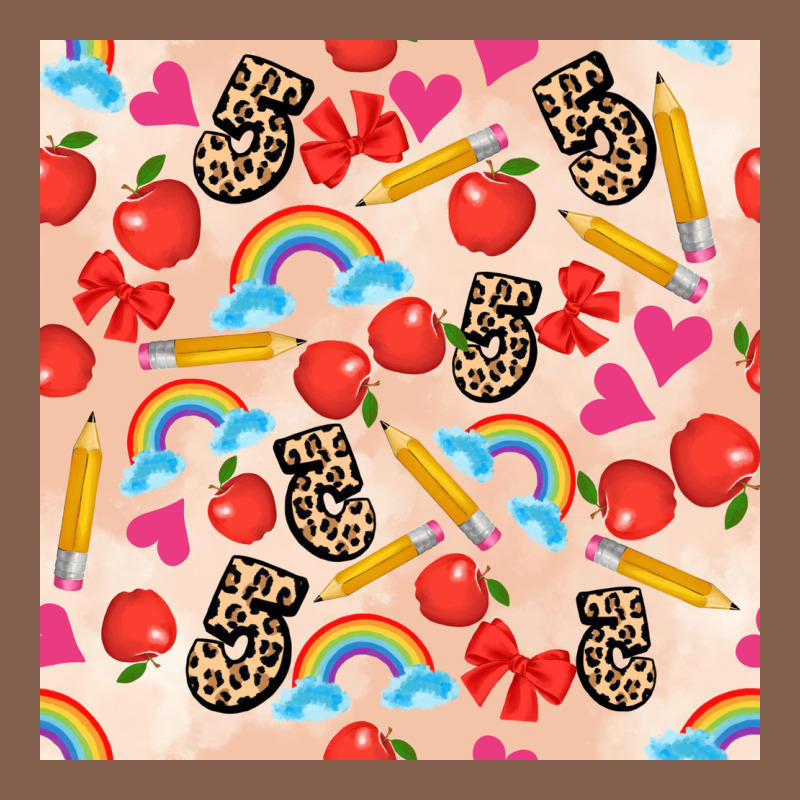 Back To School Seamless Pattern 5 (3600x3600) Zipper Hoodie by AdoDesignShop | Teevron