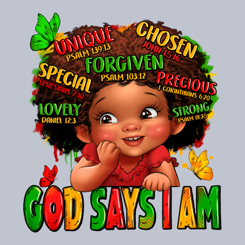 God Says I Am Juneteenth Kid Premium Hoodie by LillyAllenDesigns | Teevron