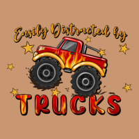 Easily Distracted By Trucks Heavyweight Hoodie | Teevron