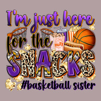 I'm Just Here For The Snacks #basketball Sister Vintage Hoodie | Teevron