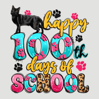 Happy 100th Days Of School Cat Classic Tee | Teevron
