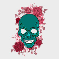 Skull With Flowers Urban Hoodie | Teevron