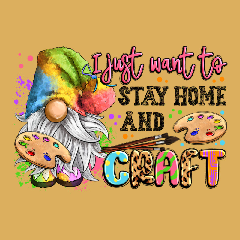 I Just Want To Stay Home And Craft Premium Hoodie by LillyAllenDesigns | Teevron