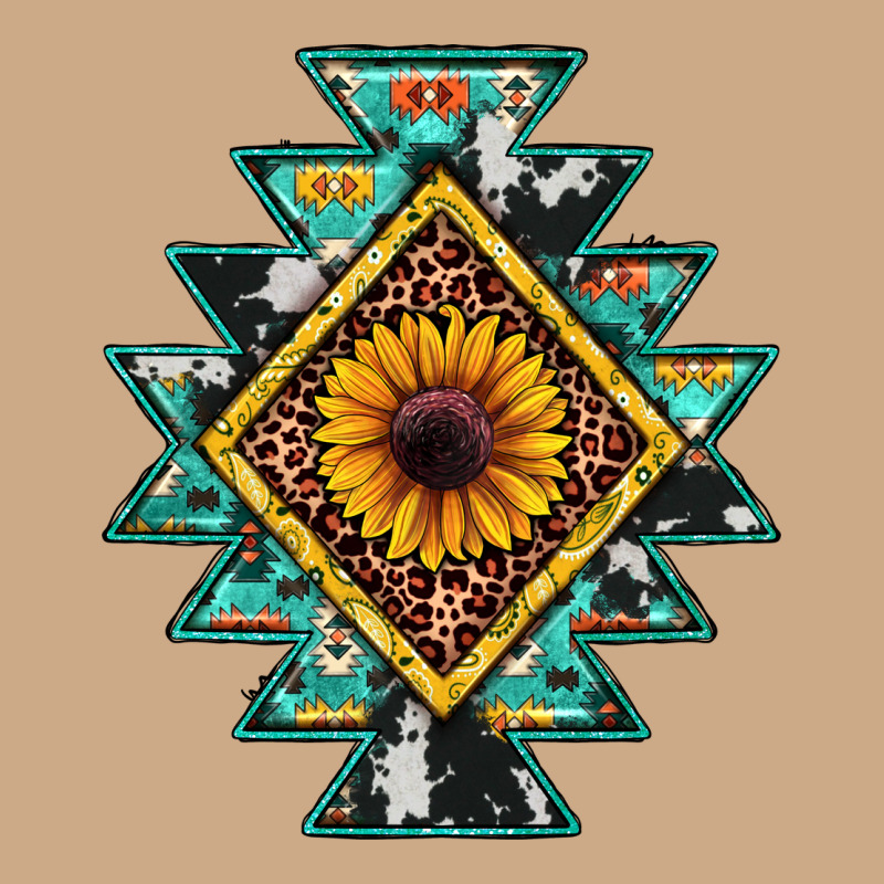 Aztec Leopard Sunflower Vintage Hoodie by JahusDesignShop | Teevron