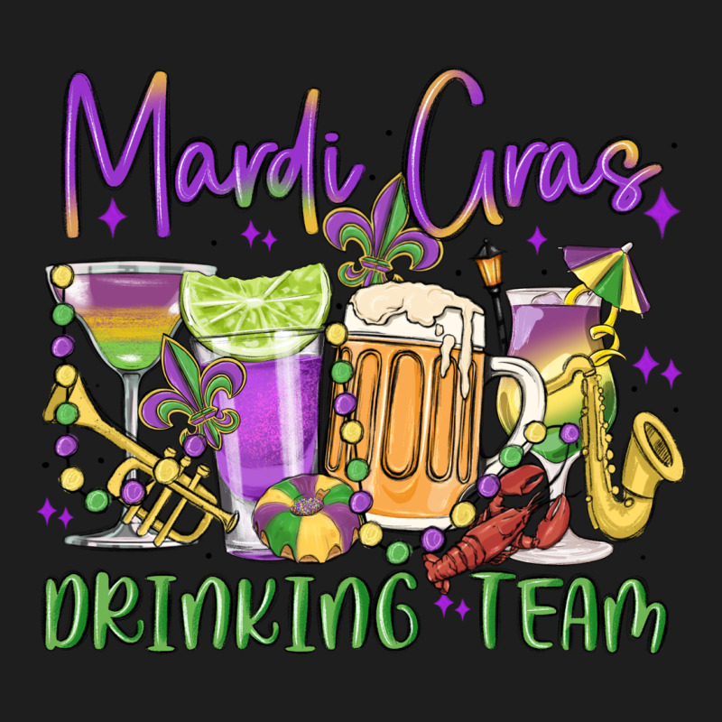 Mardi Gras Drinking Team Heavyweight Hoodie by MaliasSmallBusiness | Teevron