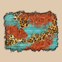 Western Leopard Tooled Leather Background Heavyweight Sweatshirt | Teevron